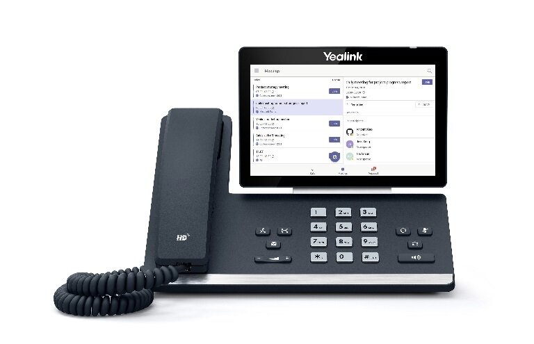 Yealink T58A 16 Line IP HD Android Phone, 7&#39; 1024 x 600 colour touch screen, HD voice, Dual Gig Ports, Built in Bluetooth and WiFi, USB, - TEAMS