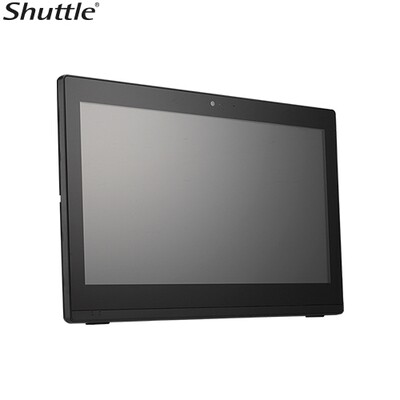 Shuttle P90U XPC AIO Fanless Barebone - 19.5&#39; Touch, IP54, Celeron 3865U, DDR4 SODIMM, 2.5&#39; HDD, HDMI, 1 Giga LAN, WiFi