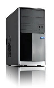 Casecom CM13  mATX w/550W Black/Silver