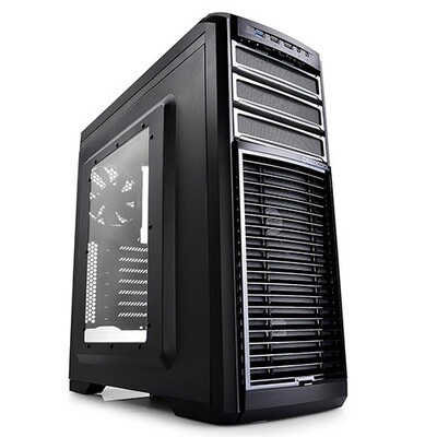 Deepcool Kendomen TI Mid-Tower Case, 5 Fans Pre-installed, Titianium