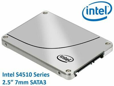 Intel DC S4510 2.5&#39; 1.92TB SSD SATA3 6Gbps 3D2 TCL 7mm 560R/510W MB/s 97K/36K IOPS 2xDWPD 2 Mil Hrs MTBF Data Center Server 5yrs Wty ~HBI-S4500-1.92TB