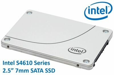 Intel DC S4610 2.5&#39; 1.92TB SSD SATA3 6Gbps 3D2 TCL 7mm 560R/510W MB/s 97K/47K IOPS 3xDWPD 2 Mil Hrs MTBF Data Center Server 5yrs Wty ~HBI-S4600-1.92TB