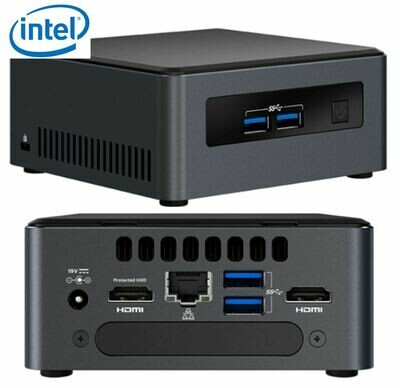 Intel NUC mini PC i7-8650U 4.2GHz 2xDDR4 SODIMM M.2 &amp; 2.5&#39; SSD 2xHDMI 2xDisplays GbE LAN WiFi BT 4xUSB3.0 vPro for Digital Signage POS