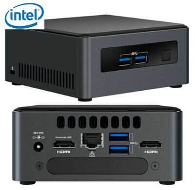 Intel NUC mini PC i5-7300U 3.5GHz 2xDDR4 SODIMM M.2 &amp; 2.5&#39; SSD 2xHDMI 2xDisplays GbE LAN WiFi BT 4xUSB3.0 vPro for Digital Signage POS