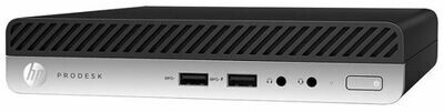 HP Prodesk 400 G4 Small Form Factor Intel i3-8100T 4GB DDR4 500GB HDD Windows 10 Pro 2xDP 2xUSB 3.1 2xUSB 2.0 RJ45 1yr wty