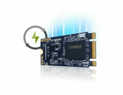 Lexar NM520 128GB M.2 (2242) NVME PCIE SSD - 1550MB Read/530MB Write / Shock/Vibration Resistant DASH Software/ 3 YR WTY