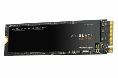 Western Digital Black SN750 250GB NVMe M.2 (2280) PCIe 3x4 3D NAND SSD - WDS250G3X0C