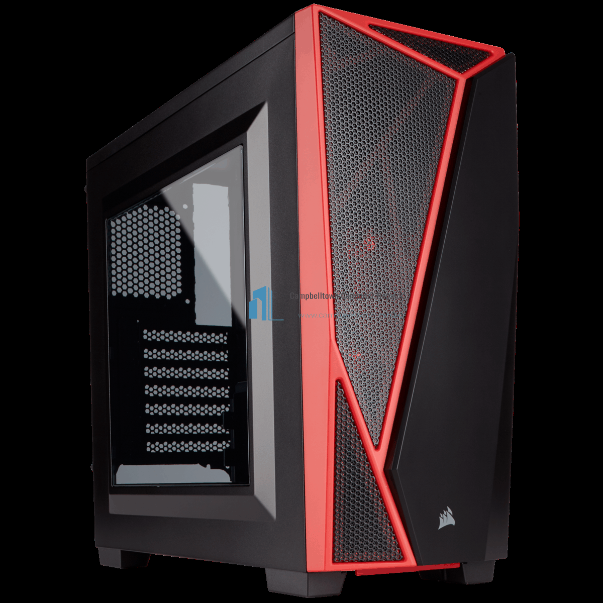 Corsair Carbide SPEC-04 Mid-Tower Gaming Case Black &amp; Red