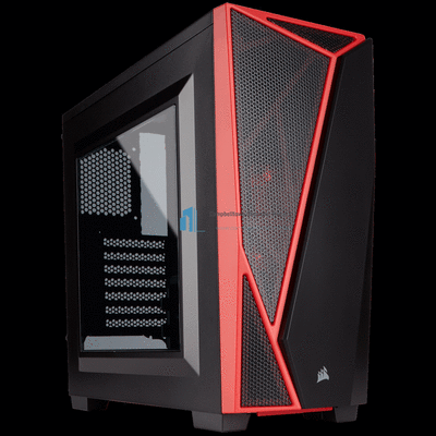 Corsair Carbide SPEC-04 Mid-Tower Gaming Case Black &amp; Red