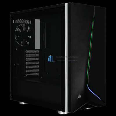 Corsair Carbide SPEC-06 Black RGB Tempered Glass Solid ATX Mid-Tower Case.
