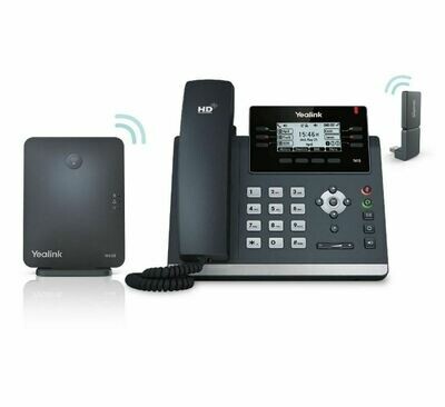 Yealink W41P,  DECT desk phone W41P is a package of T41S, W60B and DECT dongle DD10K