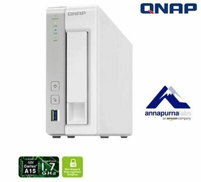 QNAP TS-131P NAS, 1-BAY (NO DISK), 1GB, AL-212 DUAL CORE, USB 3.0(3), GbE(1), TWR, 2 Years Warranty