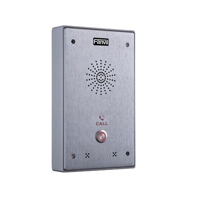 Fanvil i12 Outdoor Audio Intercom - Single Button, Outdoor Rated IP65 + IK10