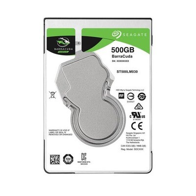 Seagate 500GB Barracuda 5400 RPM 128MB Cache SATA 6.0Gb/s 2.5&#39; Laptop Internal Hard Drive ST500LM030