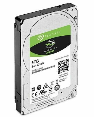 Seagate 5TB 2.5&#39; Barracuda, 5400RPM 15mm 128MB cache Notebook / Laptops HDD (ST5000LM000) 2 Years Warranty