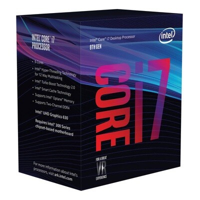 Intel Core i7-8700K 3.7Ghz No Fan Unlocked  s1151 Coffee Lake 8th Generation