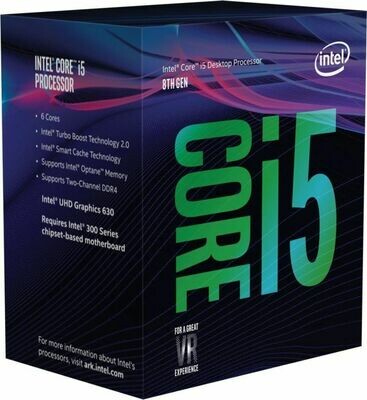 Intel Core i5-8400 2.80GHz s1151 Coffee Lake 8th Generation Boxed + Optane 16GB