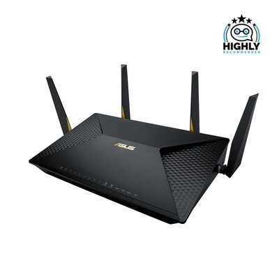 ASUS BRT-AC828 AC2600 Dual-WAN VPN Wireless Business Router, Captive Portal, Radius Server ability,  IPsec VPN, Dual WAN accelerator, 8G switch