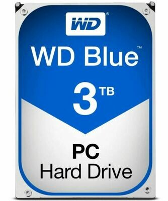 WD Blue 3TB SATA3 64MB 3.5&#39; 5400RPM 6Gb/s 64MB Cache
