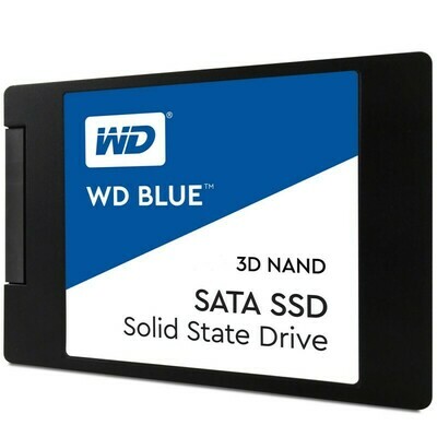 Western Digital Blue 500GB 2.5&#39; 3D NAND SSD 7MM 550/530 R/W, SATA 6GB. 5 Years Warranty