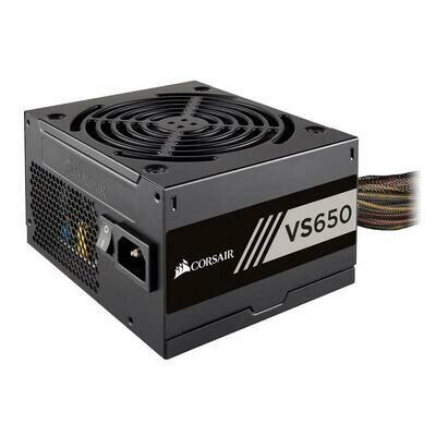 Corsair 650W VS Series V2, VS650, Active PFC, 80 PLUS White Certified Power Supply