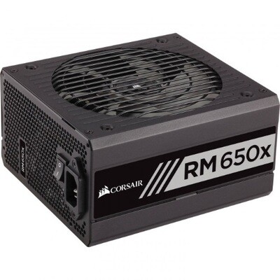 Corsair 650W v2 RMX 80+ Gold Fully Modular 135mm FAN ATX PSU 10 Years Warranty