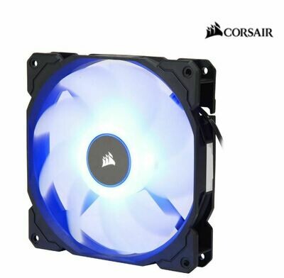 Corsair Air Flow 140mm Fan Low Noise Edition / Blue LED 3 PIN - Hydraulic Bearing, 1.43mm H2O. Superior cooling performance and LED illumination
