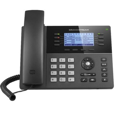 Grandstream GXP1780 HD PoE IP Phone 200x80 LCD, 8 lines, Dual 10/100Mbps Ports, 4 program keys, 32 BLF, EHS