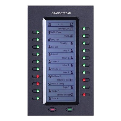 Grandstream GXP2200EXT  20 key Expansion Module 128x384 LCD for GXP2140, GXP2170 &amp; GXV3240