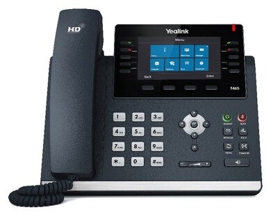 Yealink T46S (Skype for Business Edition) 16 Line IP phone, 4.3&#39; 480x272 pixel colour display with backlight, Dual Gigabit Ports, 10 Program keys/BLF
