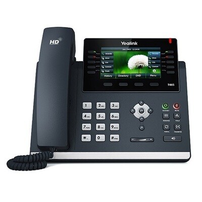 Yealink T46S 16 Line IP phone, 4.3&#39; 480x272 pixel colour display with backlight, Dual Gigabit Ports, 10 Program keys/BLF/XML/HDV,1 USB port- IPF-X6