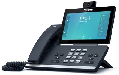 Yealink T58V  16 Line IP HD Android Video Phone, 7&#39; 1024 x 600 colour touch screen, HD voice, Dual Gig Ports, Built in Bluetooth and WiFi,USB 2.0 Port