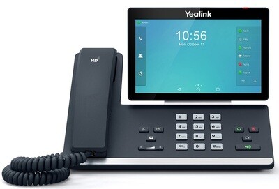 Yealink T58A 16 Line IP HD Android Phone, 7&#39; 1024 x 600 colour touch screen, HD voice, Dual Gig Ports, Built in Bluetooth and WiFi, USB 2.0 Port,