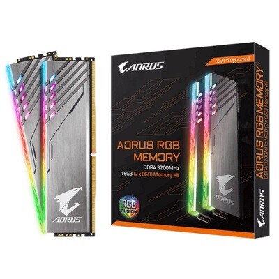 Gigabyte AORUS RGB Gaming Memory 16GB (2x8GB) DDR4 3200MHz