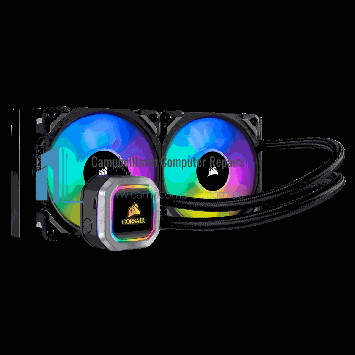 Corsair Hydro Series H100i 240mm RGB PLATINUM Liquid CPU Cooler