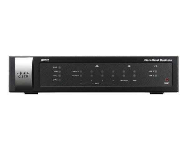 Cisco RV320 Dual Gigabit WAN VPN Router (4-Port Gigabit)