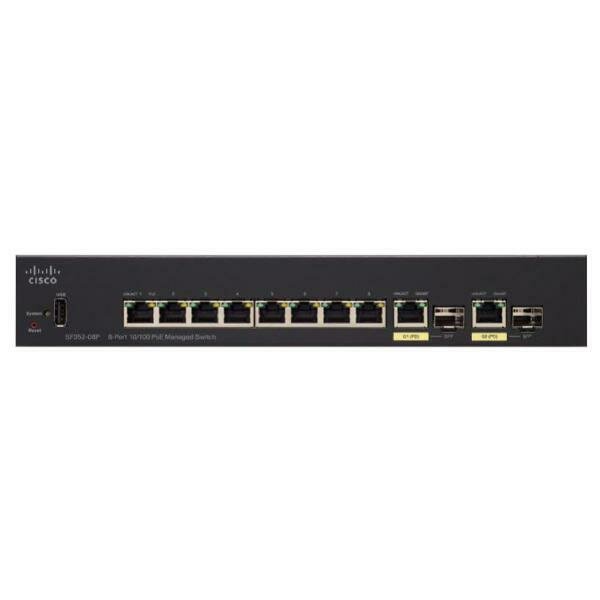 Cisco SF352-08P 8-PORT 10/100 POE MANAGED SWITCH