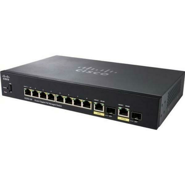 Cisco SG350-10SFP 10-port Gigabit Managed SFP Switch