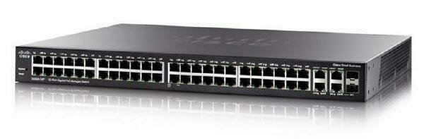 Cisco SG350-52P 52-Port Gigabit PoE Managed Switch