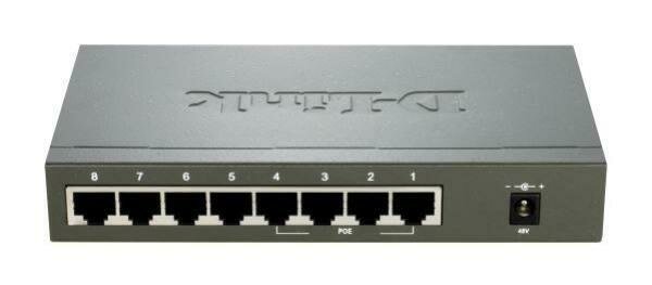 D-LINK DES-1008PA 8-Port 10/100Mbps Desktop PoE Switch