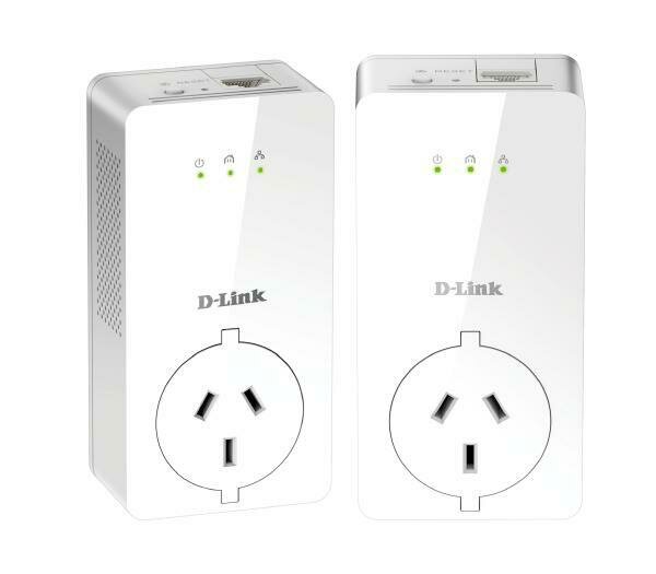 D-LINK DHP-P701AV PowerLine AV2 2000 Gigabit Pass-through Kit