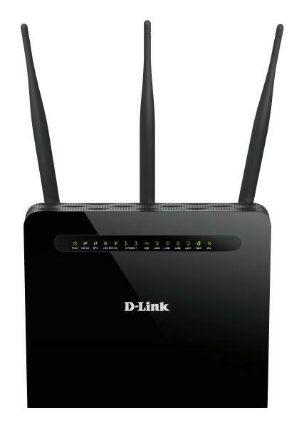 D-LINK DVA-2800 TalkBox2800 Dual Band Wireless AC1600 Gigabit ADSL2+/VDSL2 Modem Router with VoIP