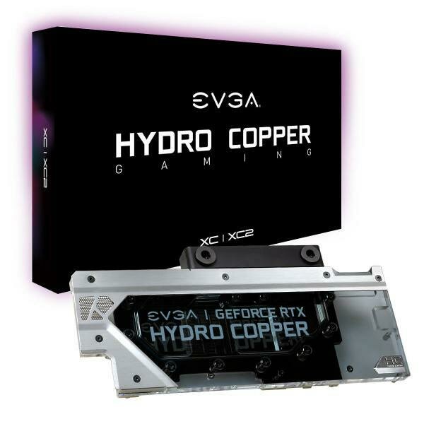EVGA Hydro Copper Waterblock for EVGA/NVIDIA GeForce RTX 2080 XC/XC2/FE, 400-HC-1189-B1, RGB