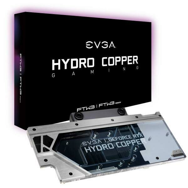 EVGA Hydro Copper Waterblock for EVGA GeForce RTX 2080 FTW3, 400-HC-1289-B1, RGB