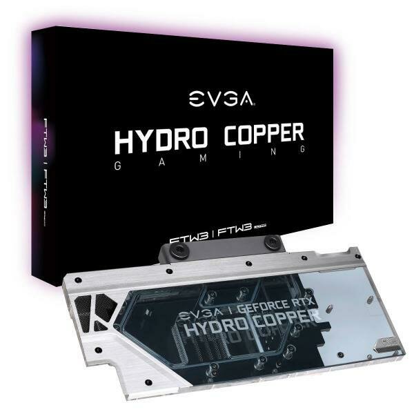 EVGA Hydro Copper Waterblock for EVGA GeForce RTX 2080 Ti FTW3, 400-HC-1489-B1, RGB