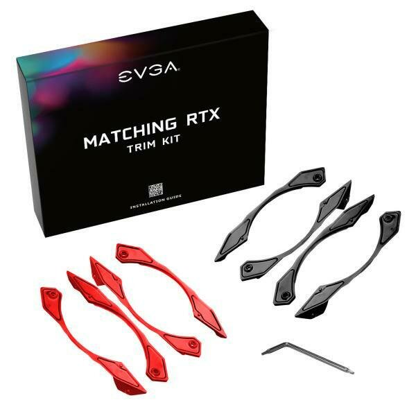 EVGA Red/Black Trim Kit for EVGA 20-Series Dual Fan Cards