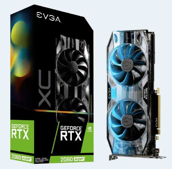 EVGA GeForce RTX 2060 SUPER XC GAMING, 08G-P4-3162-KR, 8GB GDDR6, Dual HDB Fans, RGB LED, Metal Backplate, PCIE, DisplayPort 1.4, HDMI 2.0b, HDCP 2.2