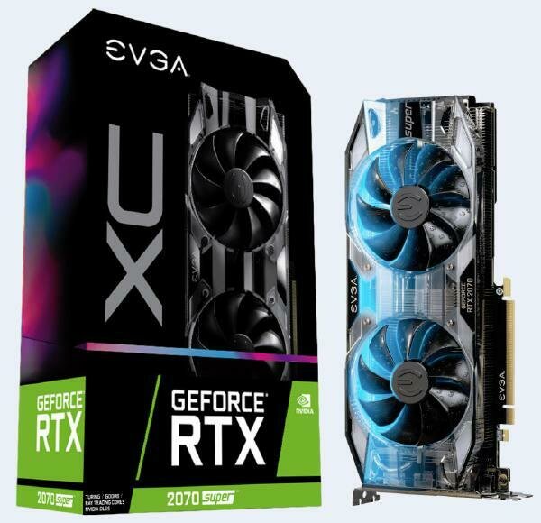 EVGA GeForce RTX 2070 SUPER XC GAMING, 08G-P4-3172-KR, 8GB GDDR6, Dual HDB Fans, RGB LED, Adjustable RGB LED, DisplayPort 1.4, HDMI 2.0b, HDCP 2.2