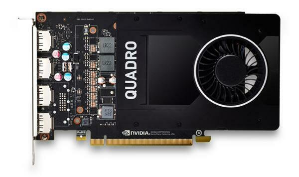 Leadtek Quadro P2200 Work Station Graphics Card PCIE 5GB DDR5, 4H(DP), Single Slot, 1x Fan, ATX