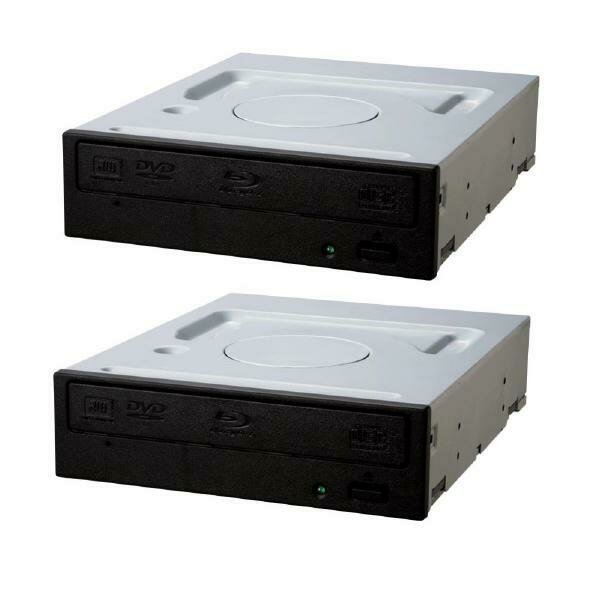 Pioneer Optical Disc Drive (ODD) Internal, Blu-Ray Writer, SATA, BDR-209DB, OEM, *2 x Drives Only* Bundle